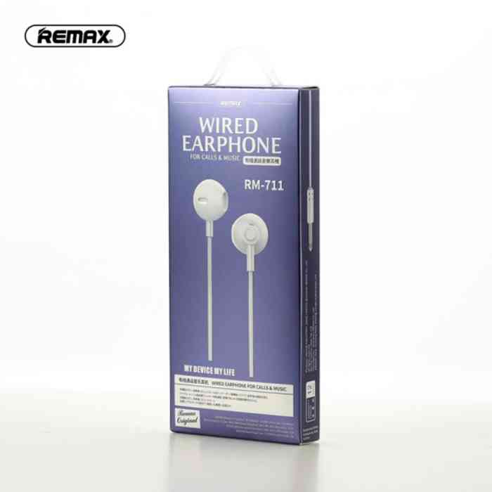 Remax RM-711 Earphone Wired Headset Noise Cancelling